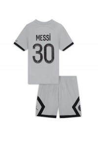 Paris Saint-Germain Lionel Messi #30 Babytruitje Uit tenue Kind 2022-23 Korte Mouw (+ Korte broeken)